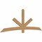 Ekena Millwork Alberta Smooth Timber Gable Bracket, Western Red Cedar, 108"W x 40"H x 1 1/2"D x 5 1/2"F, 9/12 Pitch GBW108X40X0206ALB00SWR - alternate 5